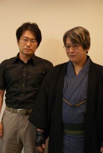 東雅夫さんと