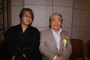 隣に筒井康隆さんが